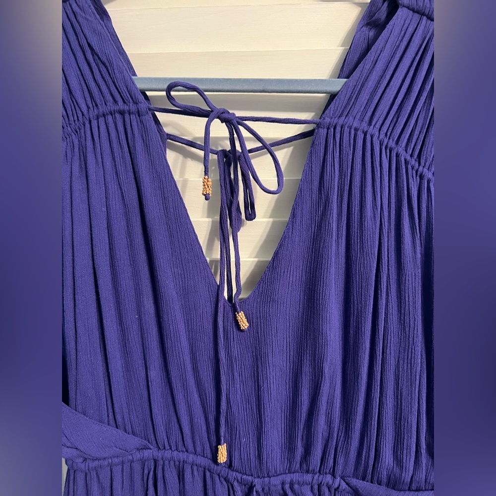 Free people tie front romper